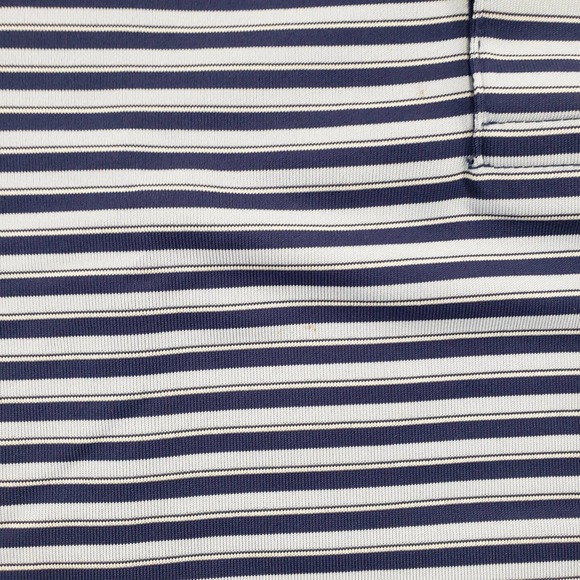 Callaway Shirt Mens Large Blue Striped Polo Golf Short Sleeve Walmart Opti Dri - Picture 9 of 15